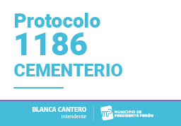 Protocolo 1186  CEMENTERIO