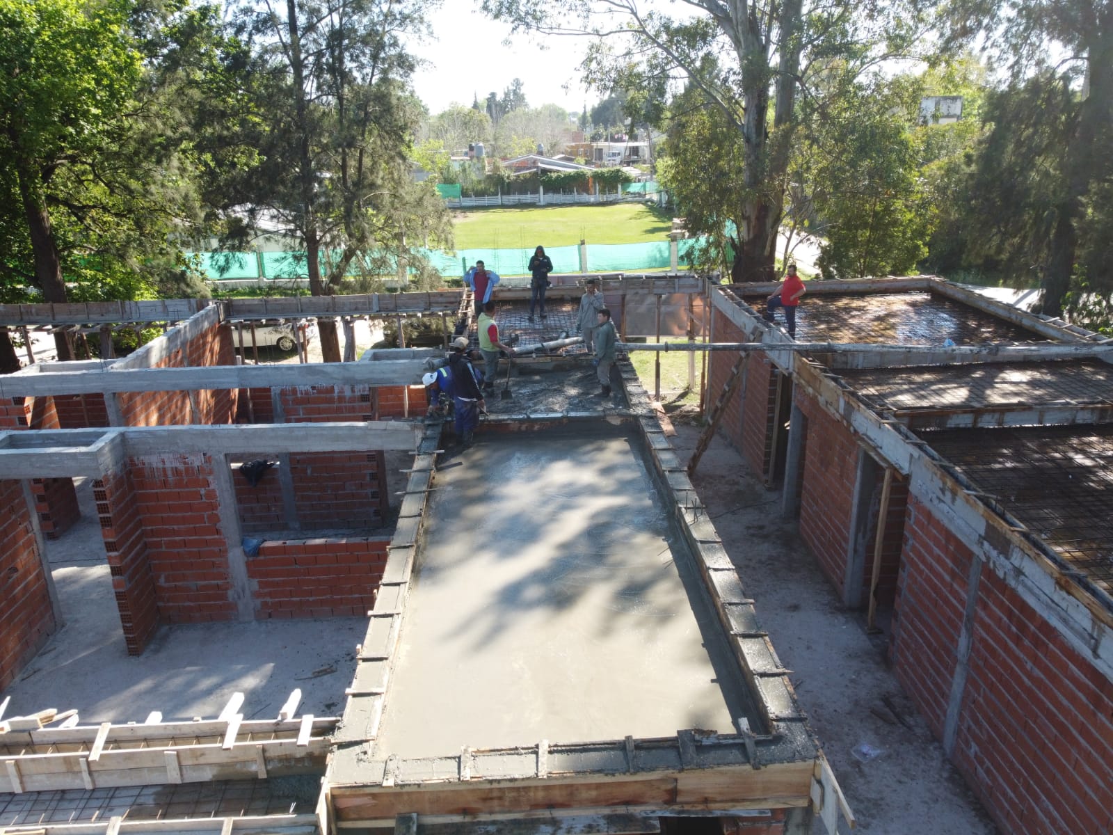 OBRAS/     Panamérica: Avanza la construcción del nuevo edificio de la Secundaria Nº 2