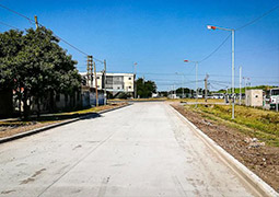 La Municipalidad construye un nuevo cruce vehicular en la calle Chaco