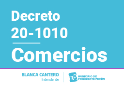 Decreto 20-1010 - Comercios