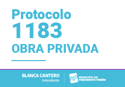 Protocolo 1183  OBRA PRIVADA